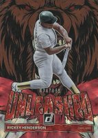 2022 Panini Donruss Unleashed #UL17 Rickey Henderson Red Baseball Card