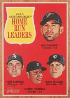 2011 Topps Heritage  #53 Jose Bautista/Mark Teixeira/Miguel Cabrera/Paul Konerko Baseball Card