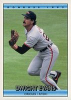 1992 Donruss #502 Dwight Evans Baseball Card