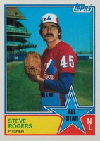 1983 Topps #405 Steve Rogers Baseball Card