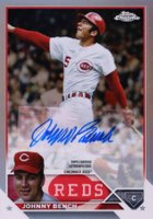 2023 Topps Chrome Update Chrome Legends Autograph #JBE Johnny Bench Baseball Card