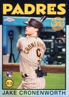 2021 Topps Chrome 1986 Topps Baseball #86BC18 Jake Cronenworth Baseball Card