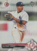 2017 Topps Holiday Bowman #TH-GT Gleyber Torres Baseball Card