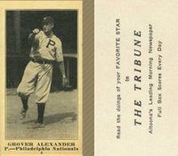 1916 Altoona Tribune #4 Grover Alexander Baseball Card