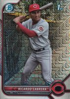 2022 Bowman Mega Box Chrome #158 Ricardo Cabrera Baseball Card