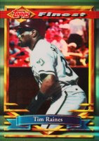 1994 Finest #192 Tim Raines Refractor Baseball Card