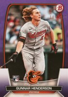 2023 Bowman #65 Gunnar Henderson Purple Baseball Card