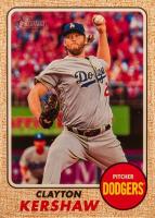 2017 Topps Heritage  #400 Clayton Kershaw Action Baseball Card