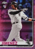 2019 Topps Chrome #202 Eloy Jimenez Pink Refractor Baseball Card