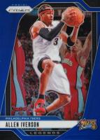 2024 Panini Prizm #291 Allen Iverson Blue Prizm Basketball Card
