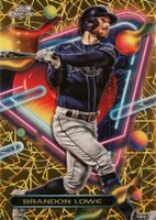 2023 Topps Cosmic Chrome #112 Brandon Lowe Gold Interstellar Baseball Card