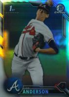 2016 Bowman Draft  #BDC120 Ian Anderson Chrome-Refractor Baseball Card