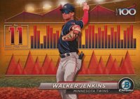 2024 Bowman Scouts' Top 100 #BTP11 Walker Jenkins Gold Refractor Baseball Card