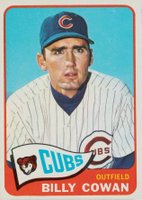 1965 Topps #186 Billy Cowan Baseball Card