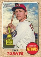 2017 Topps Heritage  #485 Trea Turner Baseball Card