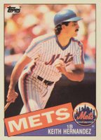 1985 Topps Tiffany #80 Keith Hernandez Baseball Card