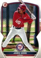 2023 Bowman Draft #BD70 James Wood Baseball Card