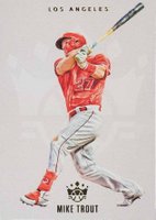 2020 Panini Diamond Kings Blank Slate #BS4 Mike Trout Baseball Card