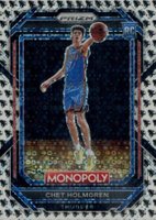 2022 Panini Prizm Monopoly #63 Chet Holmgren Running Mr. Monopoly Basketball Card