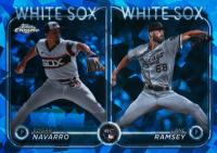 2024 Topps Chrome Sapphire Update Series #128 Edgar Navarro/Lane Ramsey Baseball Card