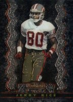 1994 Stadium Club Bowman's Best #1 Jerry Rice Black Football Card