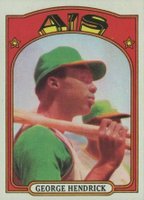 1972 Topps #406 George Hendrick Baseball Card