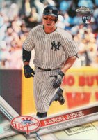 2017 Topps Chrome #169 Aaron Judge Running Baseball Card