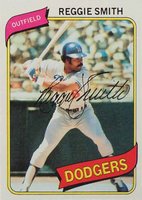 1980 Topps #695 Reggie Smith Baseball Card