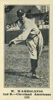 1916 Sporting News #185 W. Wambsganss Blank Back-Photo is Fritz Coumbe Baseball Card