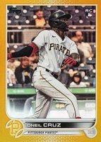 2022 Topps #537 Oneil Cruz Gold Foil Baseball Card