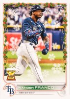 2022 Topps Holiday #HW181 Wander Franco SP Baseball Card