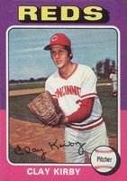 1975 Topps Mini #423 Clay Kirby Baseball Card