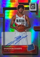 2022 Panini Donruss Optic #249 Shaedon Sharpe Signature-Holo Basketball Card