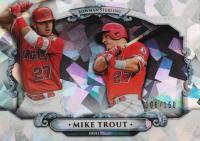 2018 Bowman Chrome Bowman Sterling Continuity #BS-MT Mike Trout Atomic Refractor Baseball Card