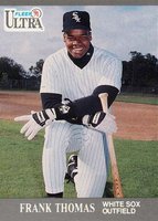 1991 Ultra  #85 Frank Thomas Baseball Card