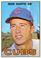 1967 Topps #70 Ron Santo Baseball Card