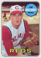 1969 Topps #362 Jim Maloney Baseball Card
