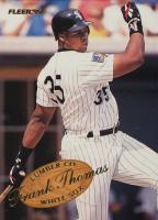 1995 Fleer Lumber Co. #9 Frank Thomas Baseball Card