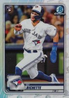 2020 Bowman Chrome #50 Bo Bichette Ssp Baseball Card