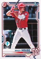 2021 Bowman Draft 1st Edition #BD186 Brady House Baseball Card