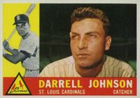 1960 Topps #263 Darrell Johnson Baseball Card