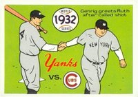 1970 Fleer World Series #29 1932 Yankees vs. Cubs Baseball Card