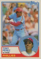 1983 Topps Traded #85T Tony Perez Baseball Card