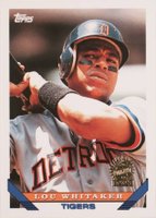 1993 Topps #160 Lou Whitaker Florida Marlins Inaugural Baseball Card