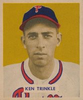1949 Bowman #193 Ken Trinkle Baseball Card