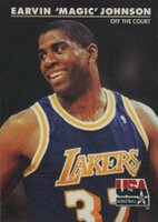 1992 Skybox USA #32 Magic Johnson Basketball Card