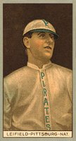 1912 Brown Backgrounds Broadleaf #101 Lefty Leifield Baseball Card