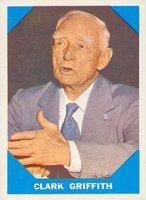 1960 Fleer Baseball Greats #15 Clark Griffith Baseball Card
