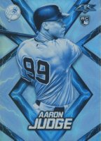 2017 Topps Fire #62 Aaron Judge Blue Chip Baseball Card