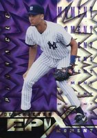 1998 Pinnacle Epix  #E8 Derek Jeter Moment-Purple Baseball Card